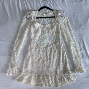 For Love And Lemons Cleo Lace Mini Dress Small